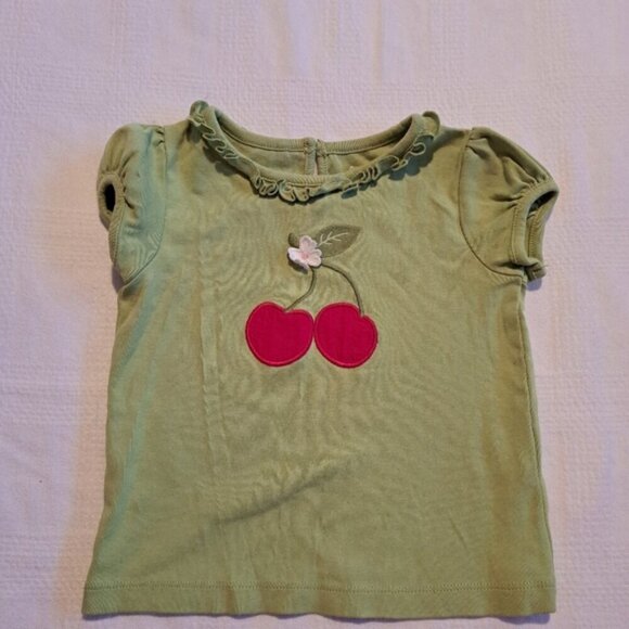 Gymboree girls size 2T Cherry Cute shirt & matching shorts, 2011, VGUC - Picture 4 of 7